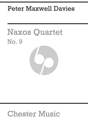 Maxwell Davies Naxos Quartet No. 9 String Quartet (Parts)