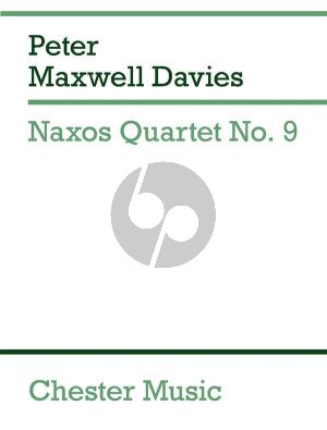 Maxwell Davies Naxos Quartet No.9 String Quartet (Study Score)