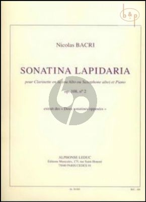 Sonatina Lapidaria Op.108 No.2