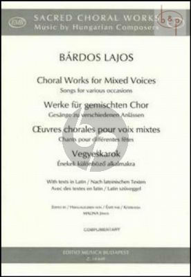 Songs for Various Occasions (SATB)