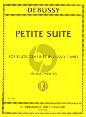 Debussy Petite Suite Flute-Clarinet [A]-Piano (Score/Parts) (arr. Michael Webster)