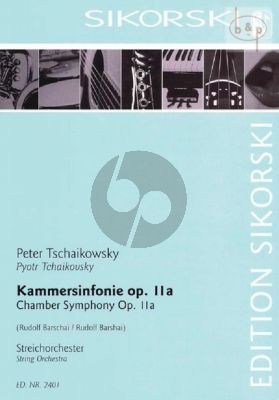 Kammersinfonie Op.11A (nach Streichquartett No.1 op.11 D-dur) (String Orch.)