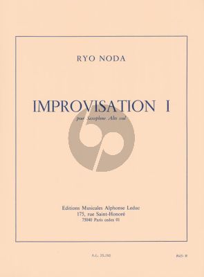 Noda Improvisation I Saxophone alto