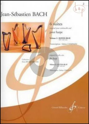 6 Suites Vol.2 (Suite No.3 - 4 BWV 1009 - 1010) (orig. Violoncelle) (transcr. Sabine Chefson)