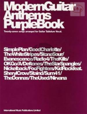 Modern Guitar Anthems Purple Book (27 Songs)