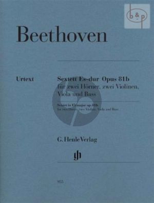 Sextet E-flat major op.81b (2 Horns[Eb/F]- 2 Vi.- Va.-Bass[Vc.]) (Parts)