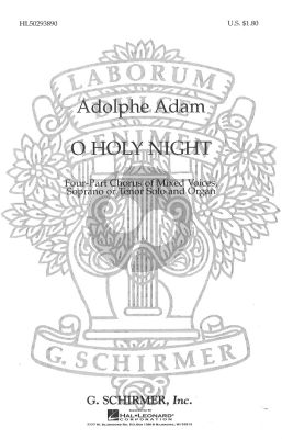 O Holy Night Sopr.[Tenor]solo)-SATB-Organ (arr. Dudley Buck)