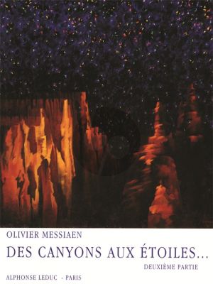 Messiaen Des Canyons aux etoiles... Part 2 Partitition