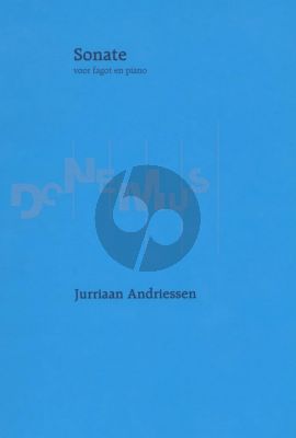Andriessen Sonata (1989) for Bassoon and Piano