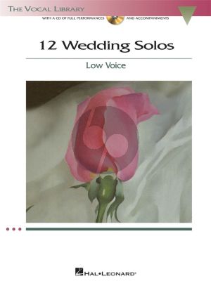 12 Wedding Solos for Low Voice (Bk-Cd) (Richard Walters)