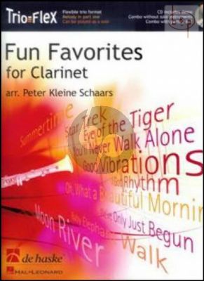 Fun Favorites for Clarinet (Trio-Flex) (3 Clarinets) (Bk-Cd) (arr. Peter Kleine Schaars)