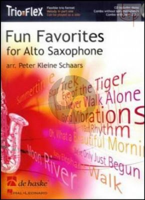 Fun Favorites for Alto Saxophone (Trio-Flex) (3 Alto Sax.) (Bk-Audio Online) (arr. Peter Kleine Schaars)