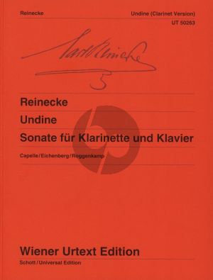 Reinecke Sonate Undine Op.167 Klarinette und Klavier