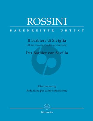 Rossini Il Barbiere di Siviglia Klavierauszug (ital./dt.) (Patricia B. Brauner)