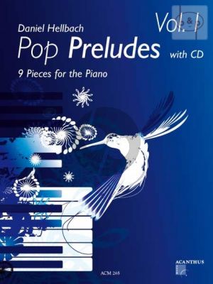 Pop Preludes Vol.1 - 9 Pieces for Piano Book with Cd