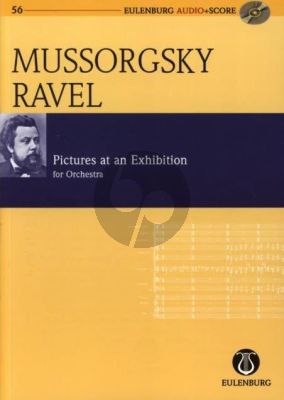 Mussorgsky Pictures at an Exhibition Orchestra Study Score with Audio CD (edited by Arbie Orenstein) (Eulenburg)