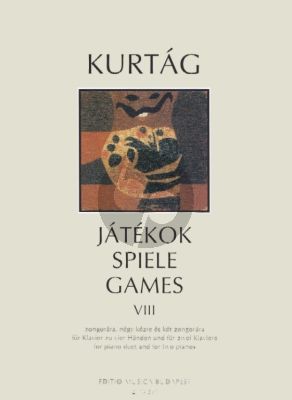 Kurtag Games (Jatekok) Vol.8 Piano 4 Hands and 2 Pianos