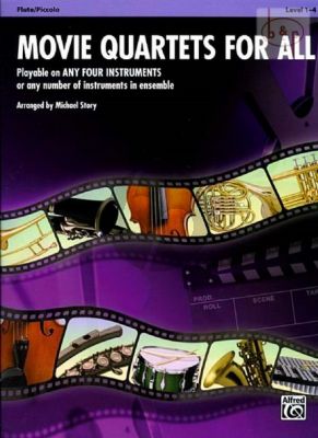 Movie Quartets for All (4 Flutes[Picc.)