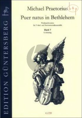 Puer natus in Bethlehem (Christmas Settings for Vocal and Instr.Ens.) Vol.7 (6 Part)