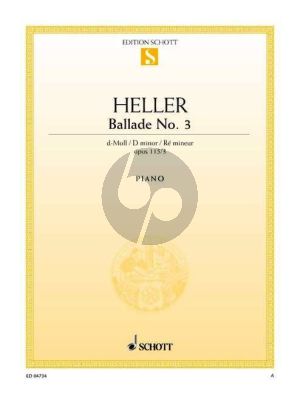 Heller Ballade Op.115 No.3 d-minor Piano (edited by O.Thumer)