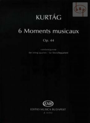 Kurtag 6 Moments Musicaux Op.44 2 Violins-Viola-Violoncello (Playing Score)