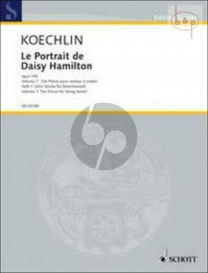 Le Portrait de Daisy Hamilton Op.140 Vol.7 (10 Pieces for String Sextet) (2 Vi.- 2 Va.- 2 Vc.)