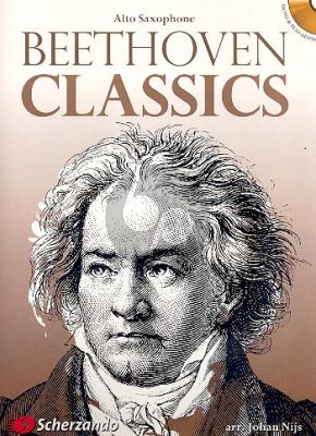 Beethoven Classics for Alto Saxophone (Bk-Cd) (CD as demo and play-along) (arr. Johan Nijs)