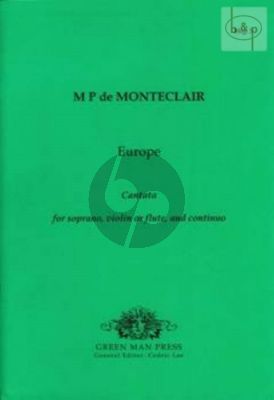 Europe (Cantata) (Soprano-Vi.[Fl.]-Bc)