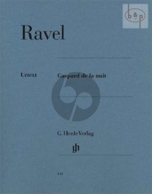 Ravel Gaspard de la Nuit Piano (edited by Peter Jost)