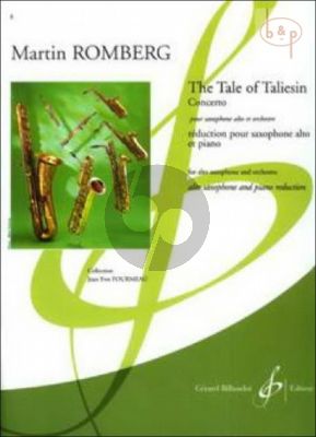 The Tale of Taliesin (Concerto)(Alto Sax.-Orch.) (piano red.)