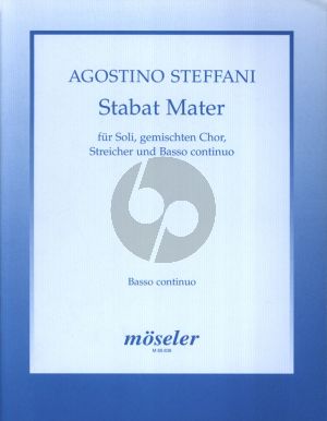 Steffani Stabat Mater Soli, Gemischten Chor, Streicger un Bc Basso Continuo Stimme