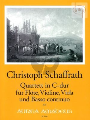 Quartet C-major (Flute[Ob.]-Vi.-Va.-Bc) (Score/Parts) (edited by Michael Jappe)