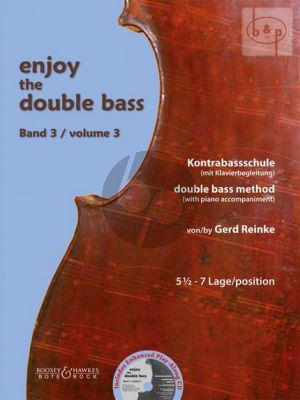 Enjoy the Double Bass Vol.3 (Double Bass Method wit Piano Accomp.) (51 / 2 - 7 Pos.)
