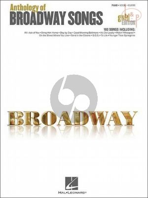 Anthology of Broadway Songs Gold Edition