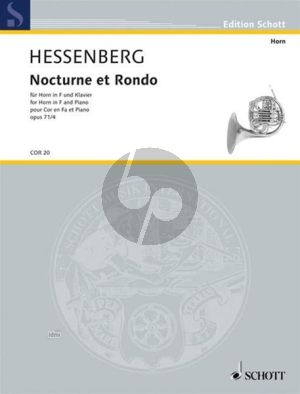 Hessenberg Nocturne et Rondo Op.71 No.4 Horn und Klavier