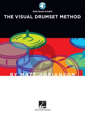 Adrianson The Visual Drumset Method (Book with Audio online)
