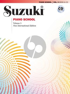 Suzuki Piano School Vol. 5 Book with CD (international edition)