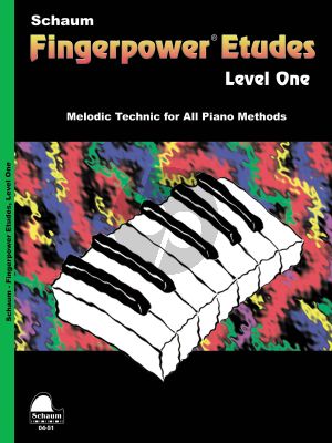 Schaum Fingerpower Etudes Level 1 Piano (Fingerkraft)