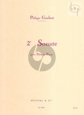 Gaubert Sonate No.2 for Flute and Piano