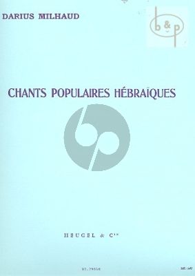 Chants Populaires Hebraiques Op.86