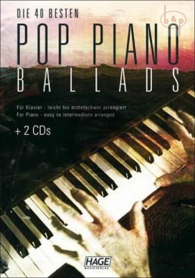 Pop Piano Ballads Vol.1 (40 Best) (Bk- 2 CD's) (arr. Gerhard Kolbl)