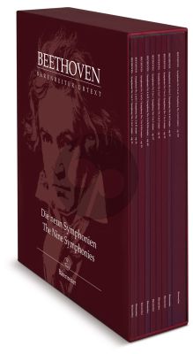 Beethoven 9 Symphonien Partitur Box Set (Jonathan Del Mar)