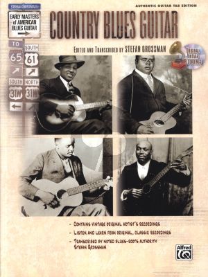 Grossman Country Blues Guitar (Early American Blues Guitar) (Bk-Cd) (authentic guitar tab ed.)