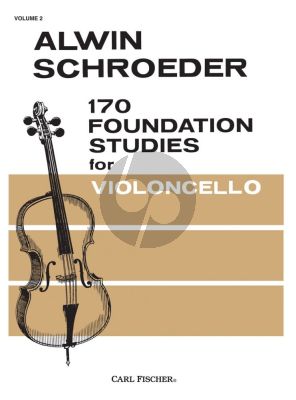 Schroeder 170 Foundation Studies for Cello Vol.2 (No.81 - 137) (edited by Richard Hughey)