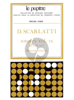 Scarlatti Sonates Vol.9 K.408-457 Clavier (Kenneth Gilbert) (Le Pupitre)