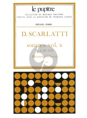 Scarlatti Sonates Vol.10 K.458-506 Clavier (Kenneth Gilbert) (Le Pupitre)