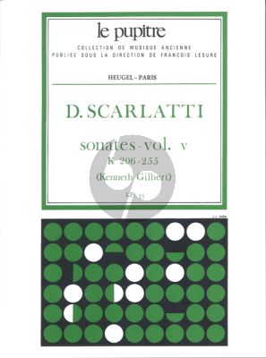Scarlatti Sonates Vol.5 K.206-255 Clavier (Kenneth Gilbert) (Le Pupitre)