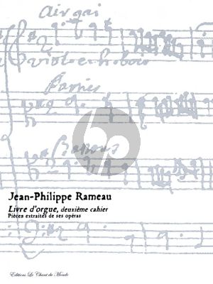 Rameau Livre d'Orgue Premier Cahier Vol.2 (ed. Yves Rechsteiner)