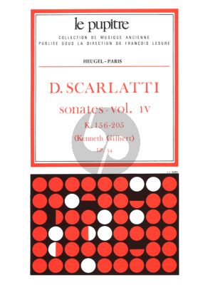 Scarlatti Sonates Vol.4 K.156-205 Clavier (Kenneth Gilbert) (Le Pupitre)