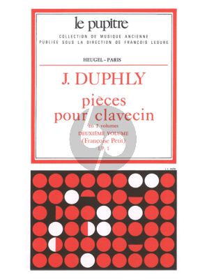 Duphly Pieces de Clavecin Vol.2 (Francoise Petit) (Le Pupitre)
